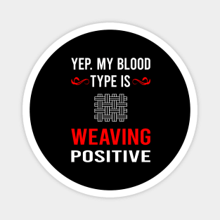Blood Type Weaving Weaver Magnet